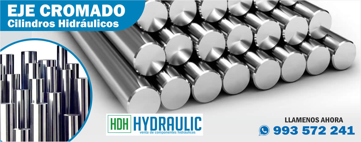 Vastago cromado para pistones hidraulicos
