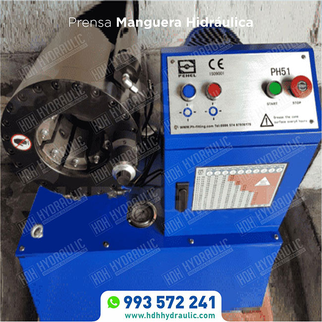 modelo de maquina prensa para manguera