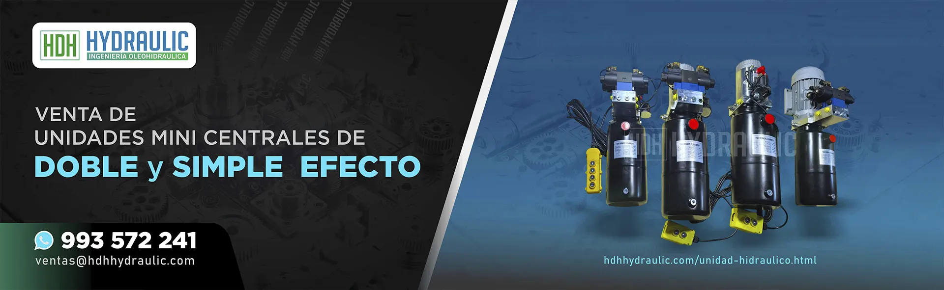 venta unidades mini centrales hidraulicas